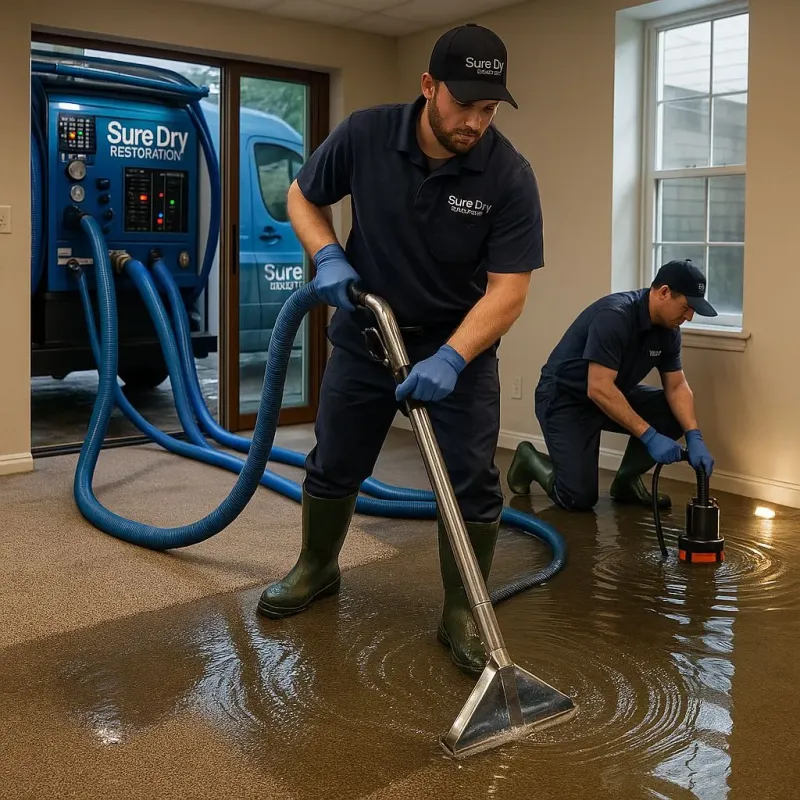 Water Extraction and Removal process in Monroe, WI